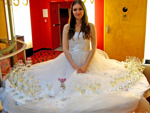 Netradiční servírování uvítacího pití