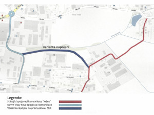 Varianta napojení průmyslové zóny