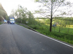 Po srážce s osobním autem zemřel u Borovan cyklista