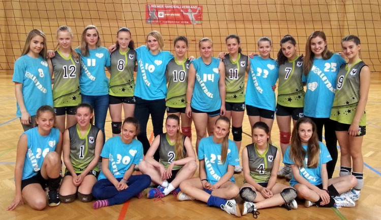 Jihočeské volejbalistky na turnaji ve Vídni