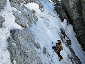 David Kovařík při tréninku ve francouzském Chamonix