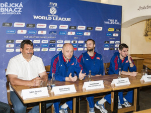 Tisková konference ke Světové lize ve volejbale mužů v Českých Budějovicích