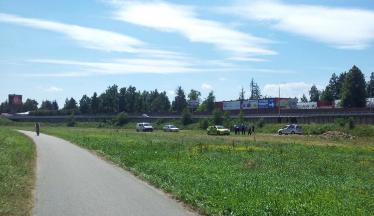 Místo nálezu mrtvého těla muže