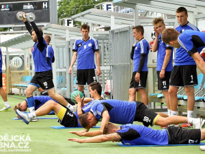 Fyzický trénink přímo na stadionu