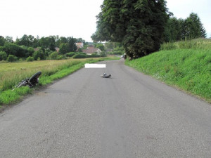 Smrtelná dopravní nehoda u Nadějkova na Táborsku