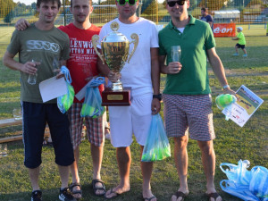 Vítězové zleva Tomáš Lamáček, Miroslav Strouha, Petr Králík, David Fyrbach