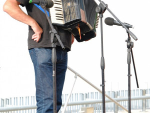 Harmonikář Václav Koubek bavil publikum