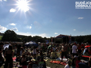 Nad Rožmberkem pálilo celý den slunce