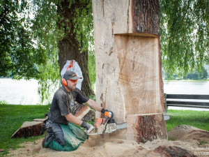 Festival dřevosochání ve Frymburku