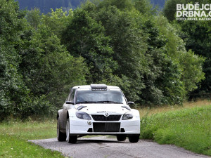 Testování továrního týmu Škoda Motorsport na tratích Rallye Český Krumlov