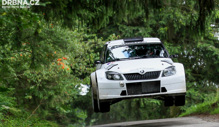 Testování továrního týmu Škoda Motorsport na tratích Rallye Český Krumlov