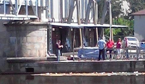 Místo nálezu mrtvé ženy