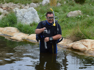 Starosta Zlivi Jan Koudelka se chystá na ponor