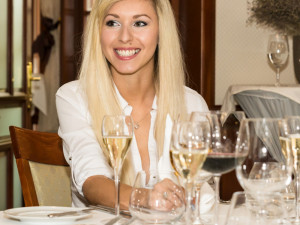 Loňská vítězka Andrea Michalová na večeři v Hotelu U Solné brány