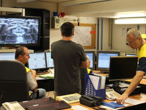 Rušno bylo i v technickém podpůrném středisku