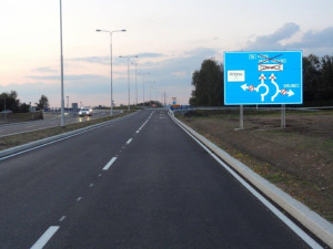 Turbo okružní křižovatka v Českých Budějovicích