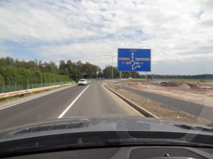 Turbo okružní křižovatka v Českých Budějovicích