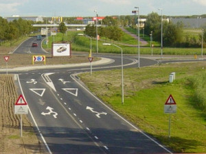 Turbo okružní křižovatka v zahraničí