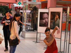 Tanečníci baletu bavili návštěvníky centra