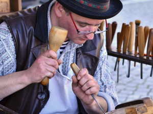 Švestkové trhy na náměstí Přemysla Otakara II.
