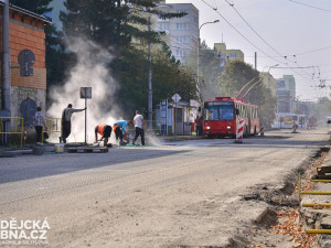 Ulice Oskara Nedbala se rekonstruuje. Ale jen dočasně