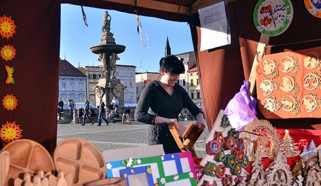 Švestkové trhy na náměstí Přemysla Otakara II.