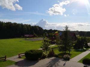 Ubytování v dřevěných vilách