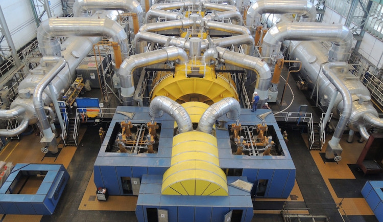 Turbína Jaderné elektrárny Temelín