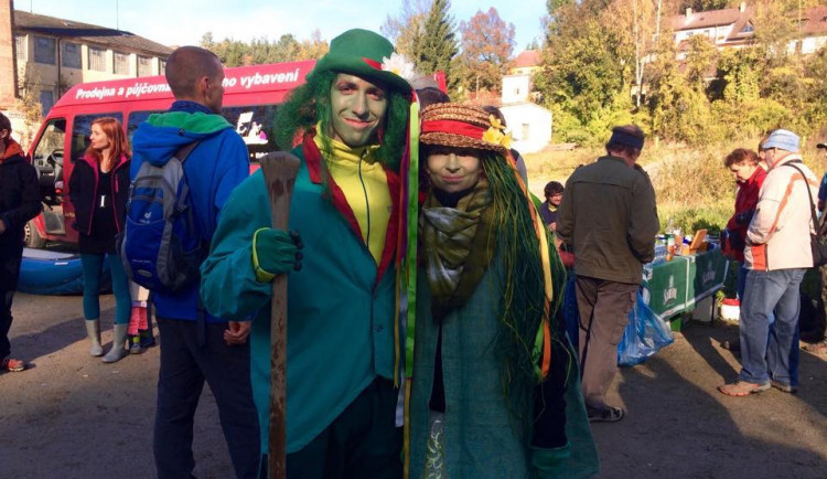 Na akci nesměli chybět ani vodníci