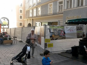 Stavba v rakouském Salcburku