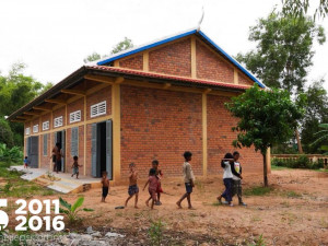 Díky Veronice Pospíšilové postavili v Kambodži školu