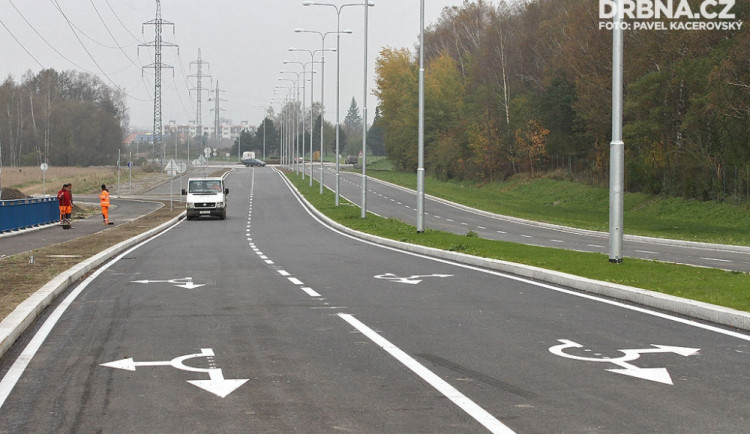 Nový úsek z Mladého do Suchého Vrbného měří kolem 400 metrů