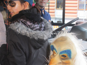 Halloweenský autobus