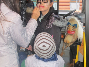 Halloweenský autobus