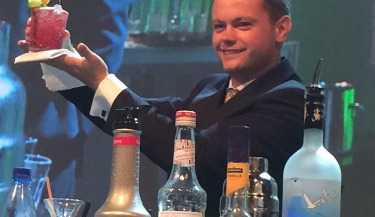 Milan Mriglod na mistrovství světa barmanů v Jihoafrické republice