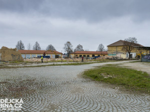 Demolice bývalých českobudějovických kasáren Julia Fučíka