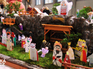 Originální betlém dětského domova