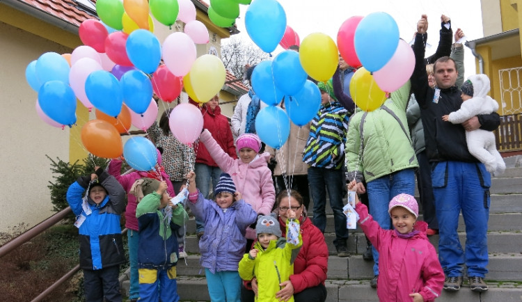 Balónky s přáníčkami pro Ježíška