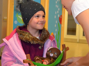 Děti měly z dárků radost