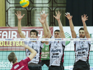 VK Jihostroj České Budějovice - Precura Antverpy 0:3