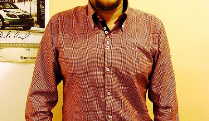 Jeden z organizátorů Krampus show v Kaplici Stanislav Trs