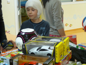 Děti měly z nadílky radost