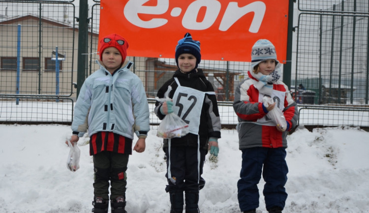 Vítězové dětského běhu v kategorii 4-5 let