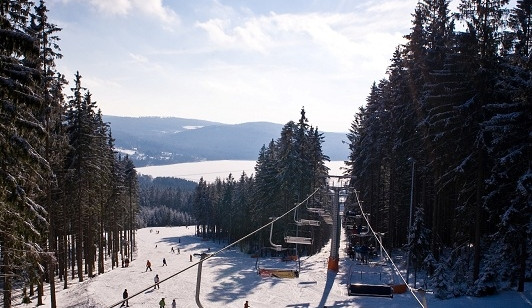 Skiareál Lipno - ilustrační foto