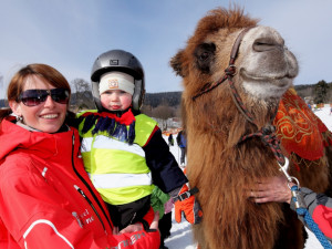 Na Lipno v sobotu dorazí velbloud Šajtan a lamák Otík