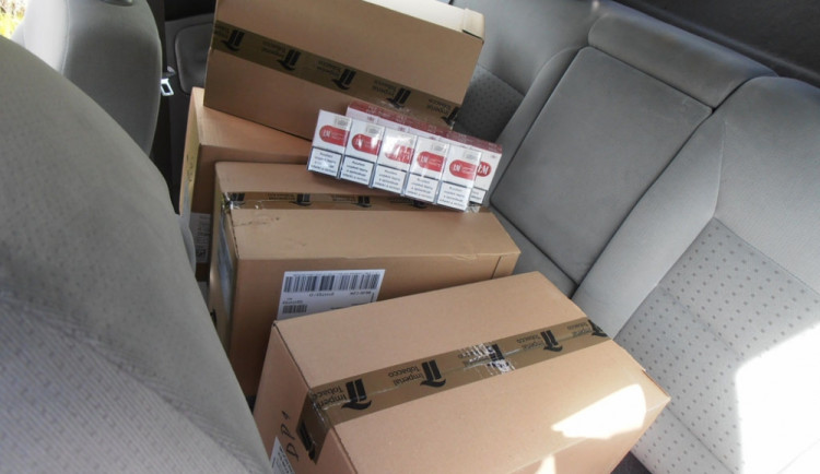 Cigarety zadržené jihočeskými celníky