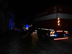 Zřícený sádrokartonový strop kasina ve Strážném