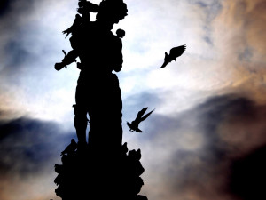 Koncept multimediální show na náměstí Přemysla Otakara II.