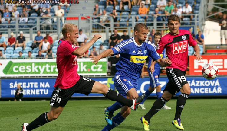 Adam Varadi na Střeleckém ostrově ještě v dresu Sigmy Olomouc