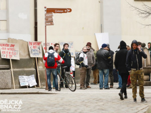 V Budějcích protestovali proti islámu